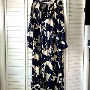 Black and cream dress